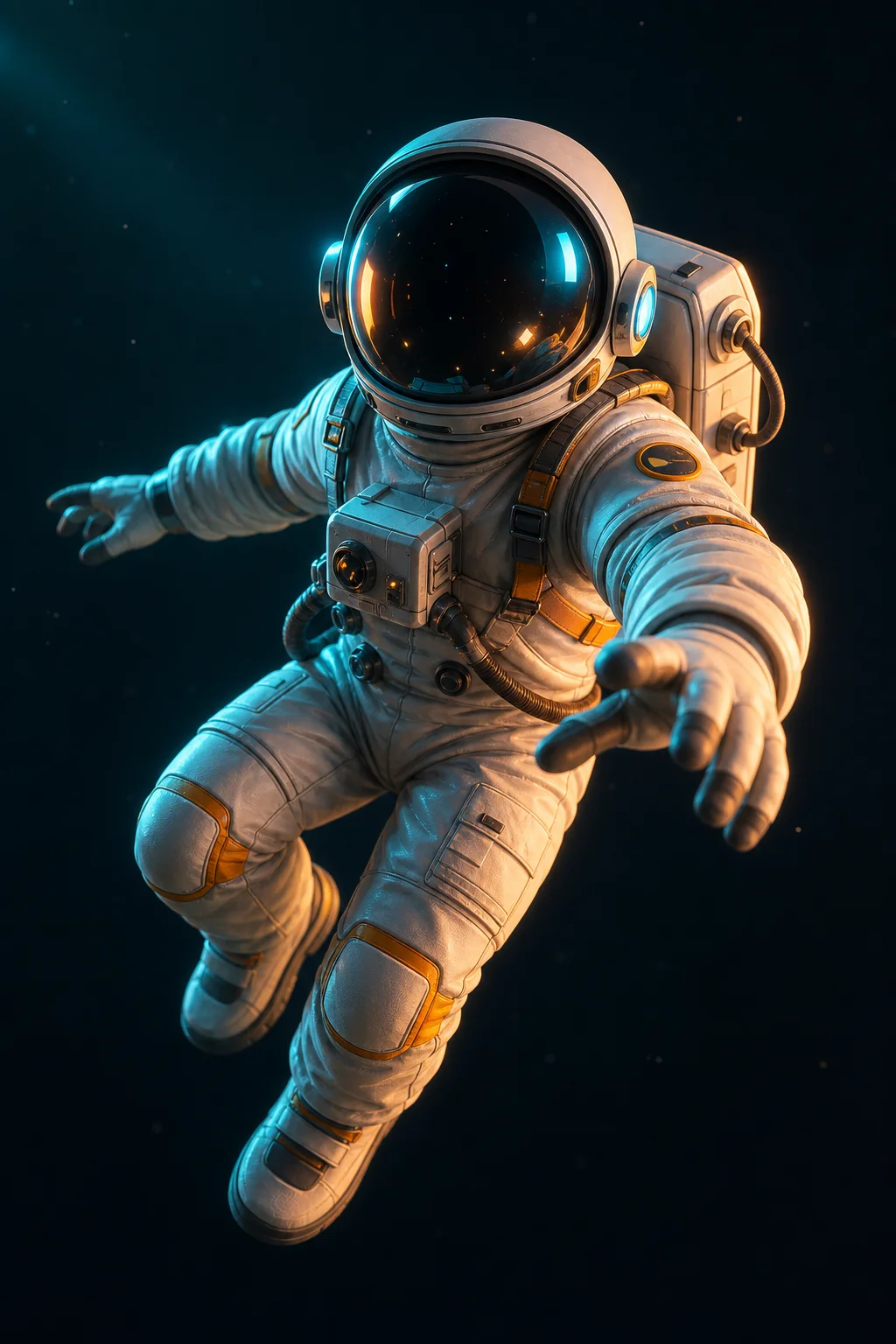 3D render AI generated image