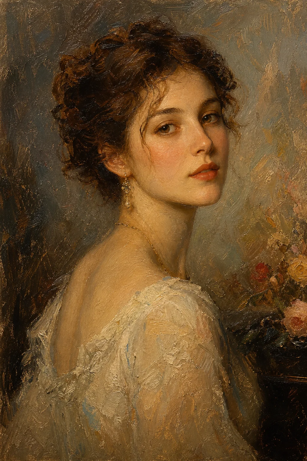 Oil painting style AI image